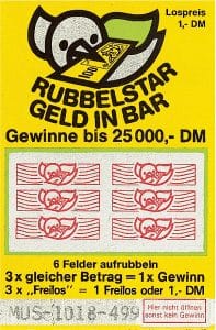 Erfolgsgeschichte Sofortlotterien: Lotto BW feiert 40 Jahre Rubbellose
